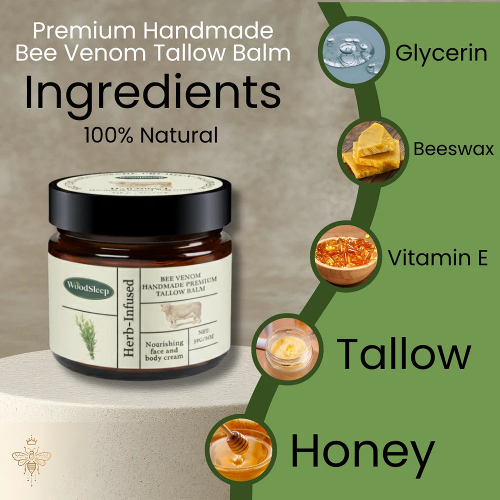 Liquid Gold Tallow Balm Bee Venom